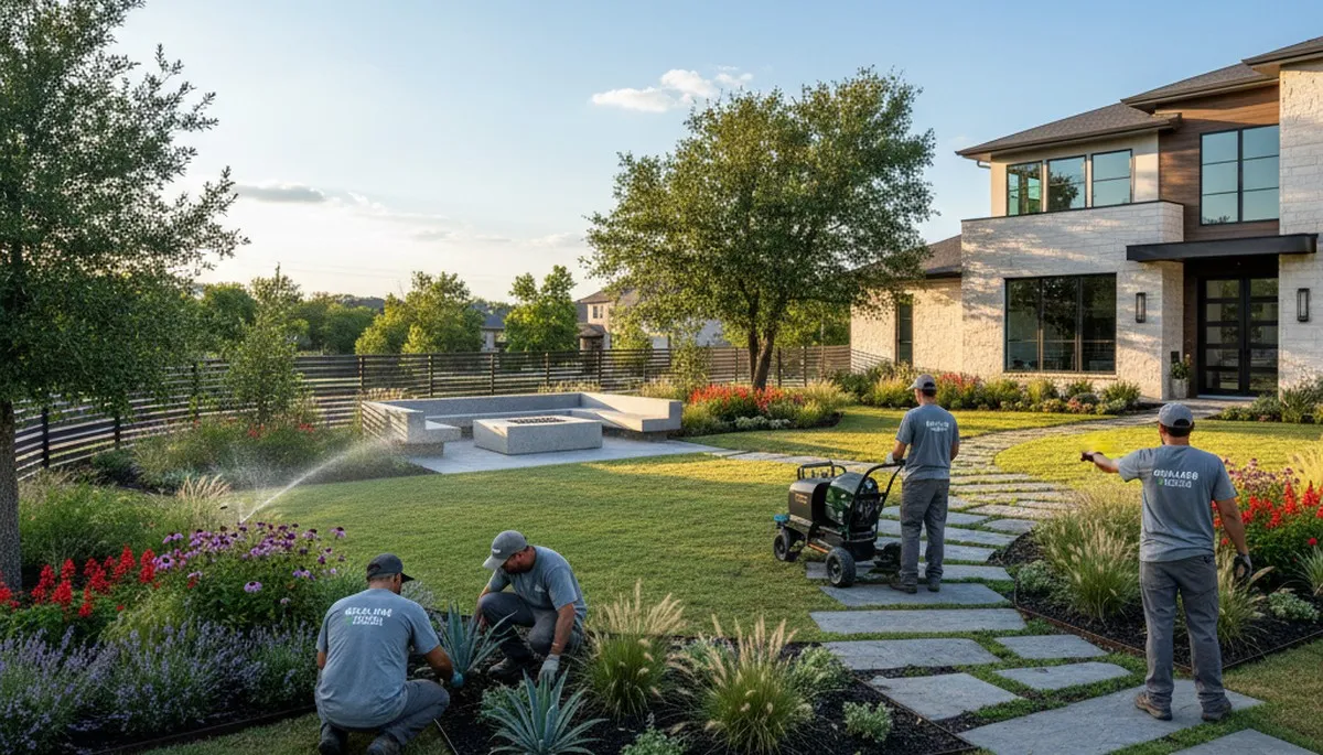 Dallas TX landscaping service for residential and commercial property maintenance