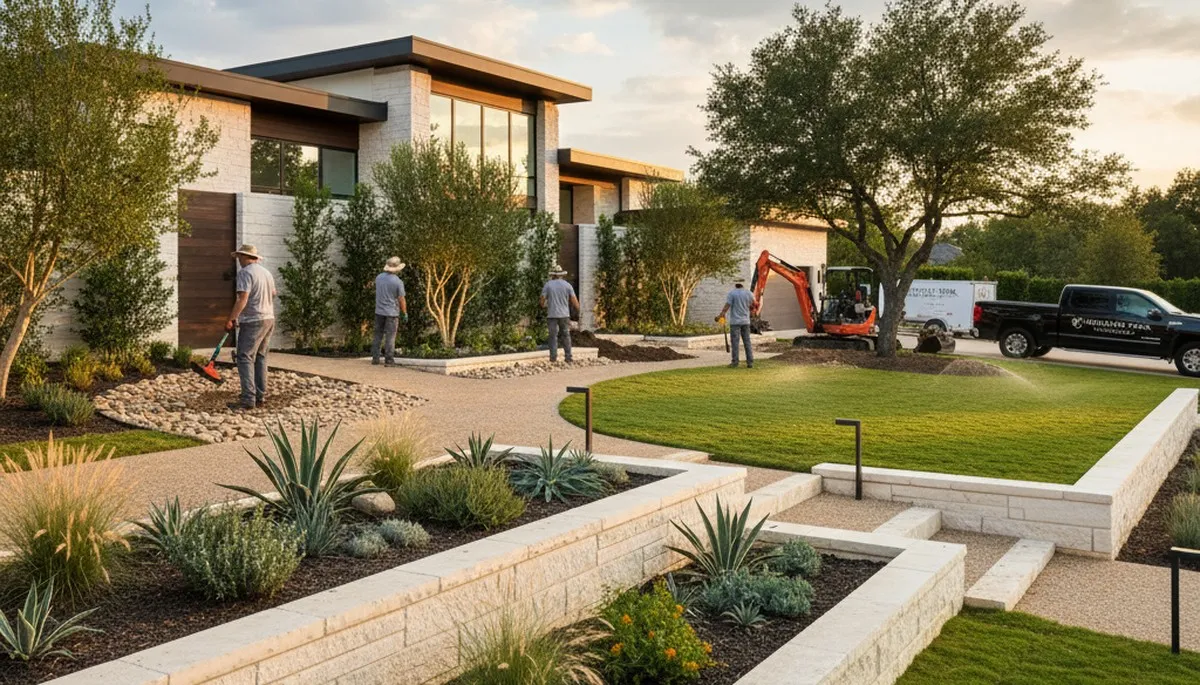 Dallas, TX landscaping service for residential and commercial outdoor maintenance